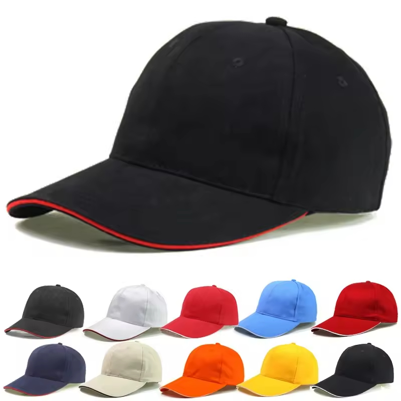 Vysoko kvalitný veľkoobchodný klasický panel s vlastným logom Gorras Baseball Caps Klobúky Pánske