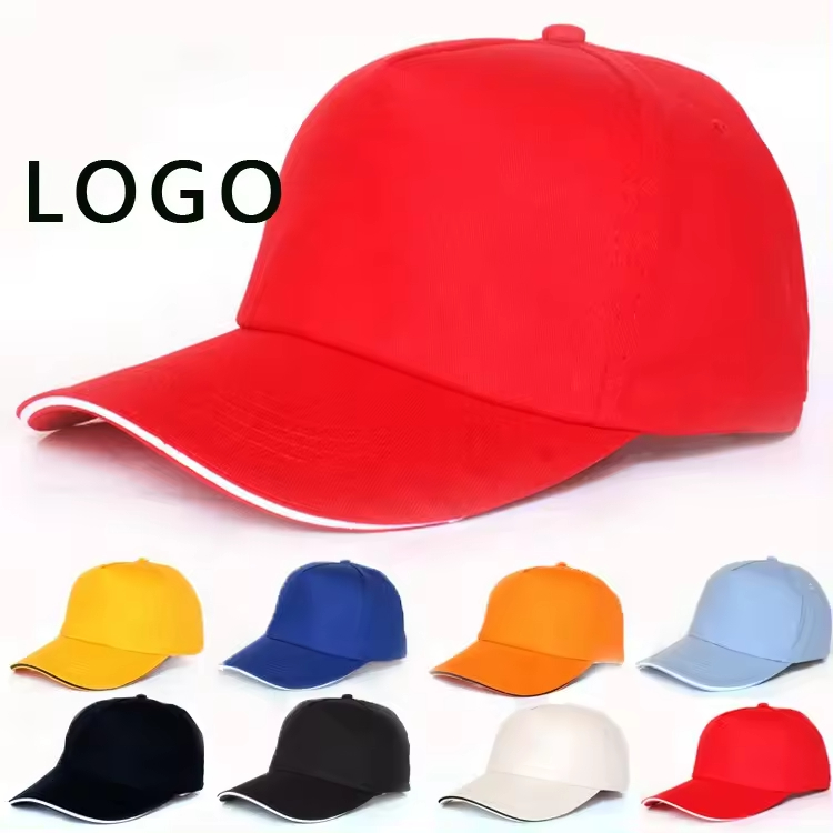 Vysoko kvalitný veľkoobchodný klasický panel s vlastným logom Gorras Baseball Caps Klobúky Pánske