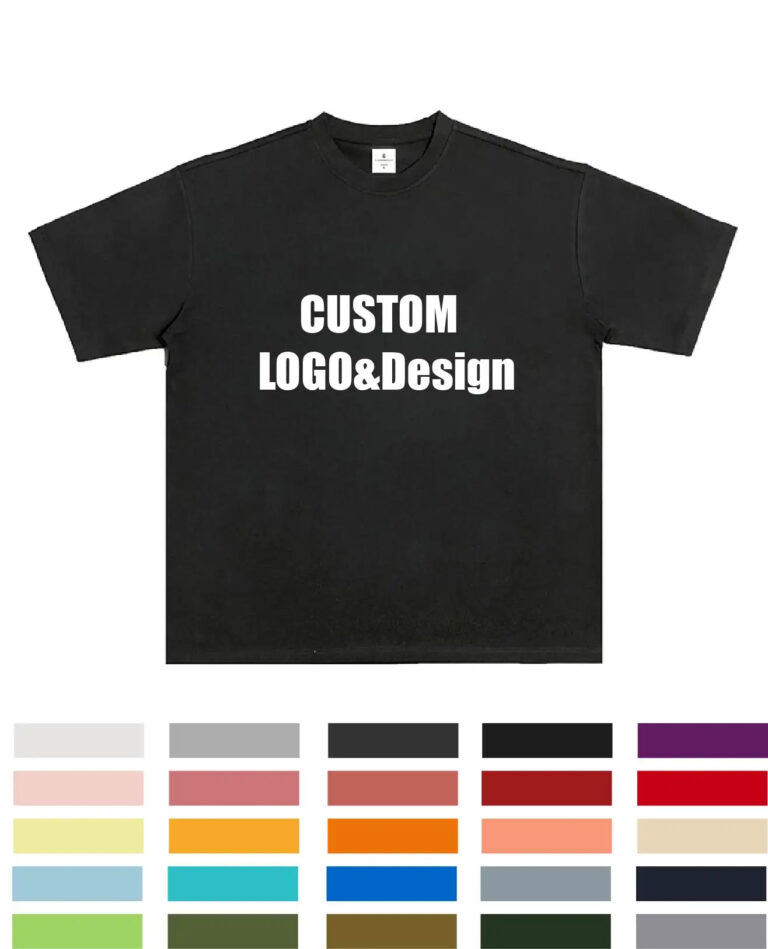 Individuell bedruckte T-Shirts 2024 mit personalisiertem Logo