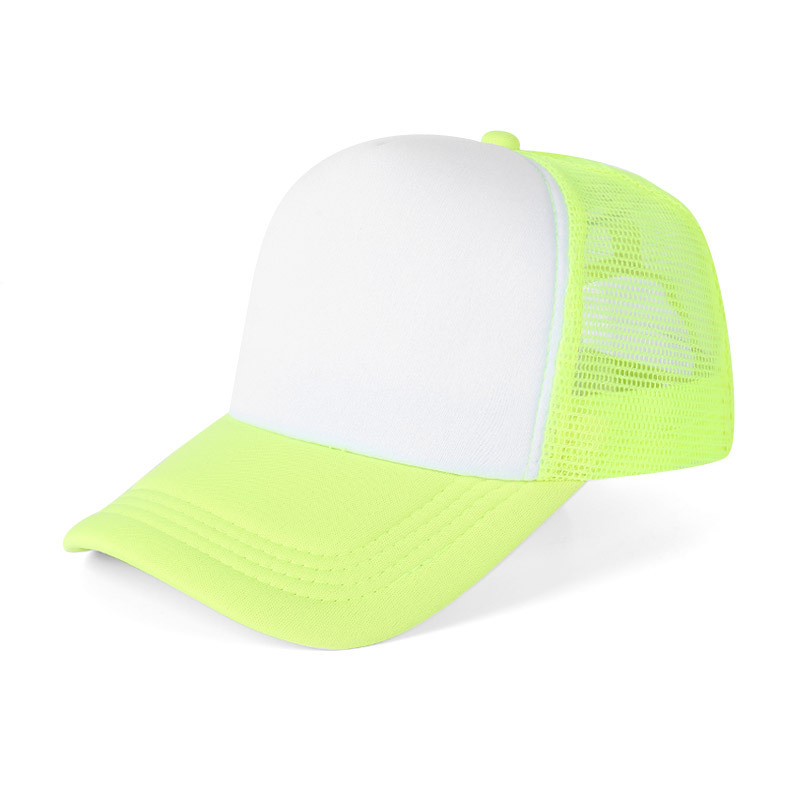 Benutzerdefinierte 5-Panel-Druck-Stickerei-Trucker-Mütze, Druck-Trucker-Kappe, Schaumstoff-Trucker-Mütze