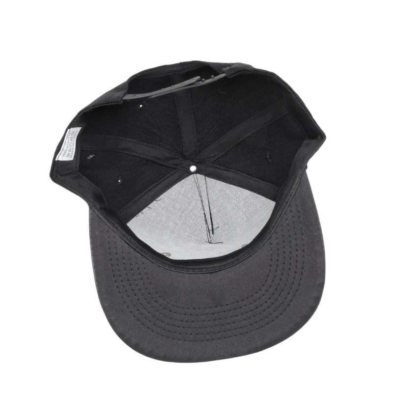 Black Red Mens Fitted Hats